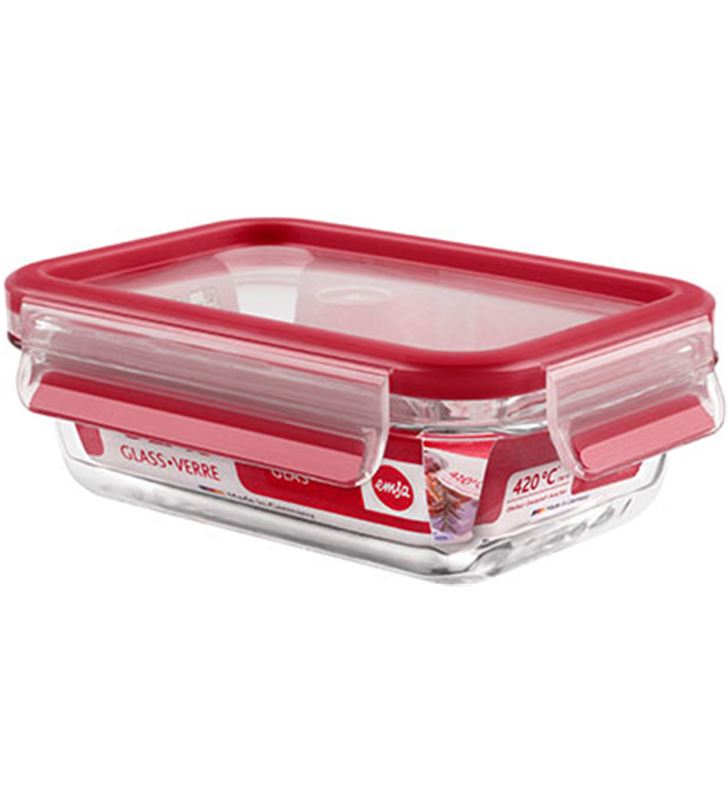 Emsa 513918 contenedor portalimentos cristal 0,5l rojo - 513918