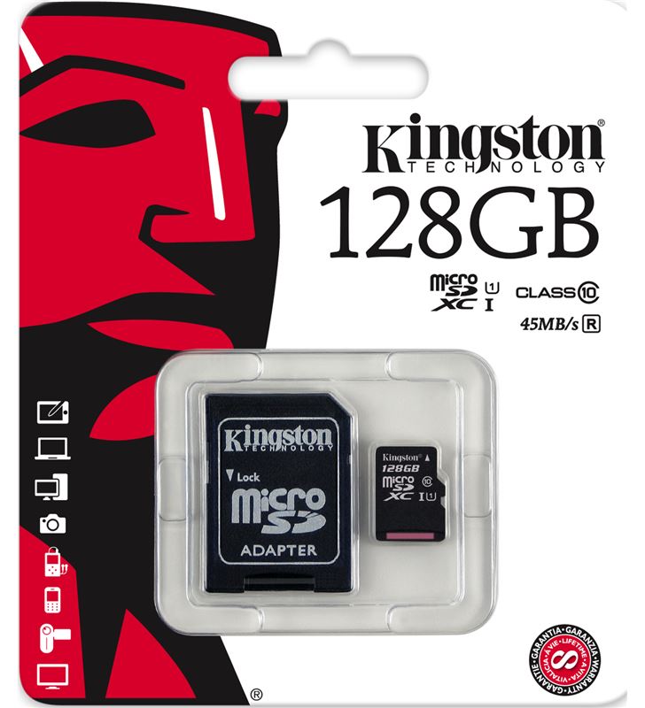 Kingston SDC10G2128GB tarjeta micro sd sdc10g2 128gb sdc10g2/128gb - 29843354_4667