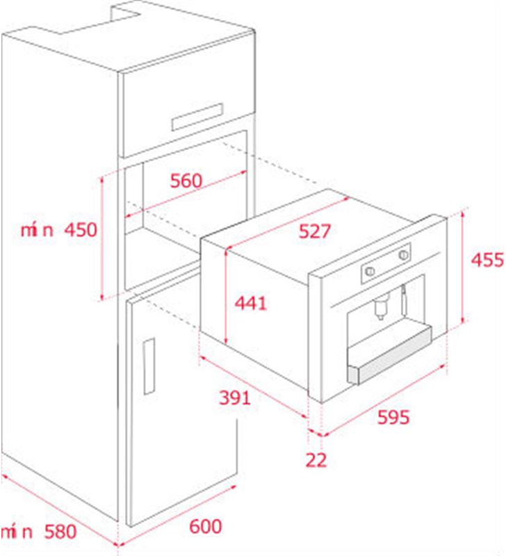 Teka 41598030 cafetera encastre clc 855 gm inox Cafeteras espresso - 8421152145401-
