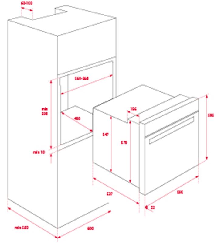 Teka 41560275 horno independiente 60cm hsb640 blanco - 8421152157817-