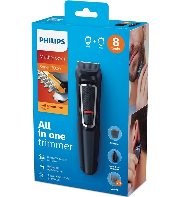 Philips MG373015 afeitadora pae 8 accesorios (car barbero afeitadoras - 37230608_3206739428