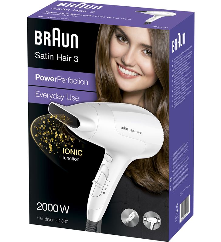 Braun HD380 secador *p&g 2000w blanco Secadores - 26078625_2183