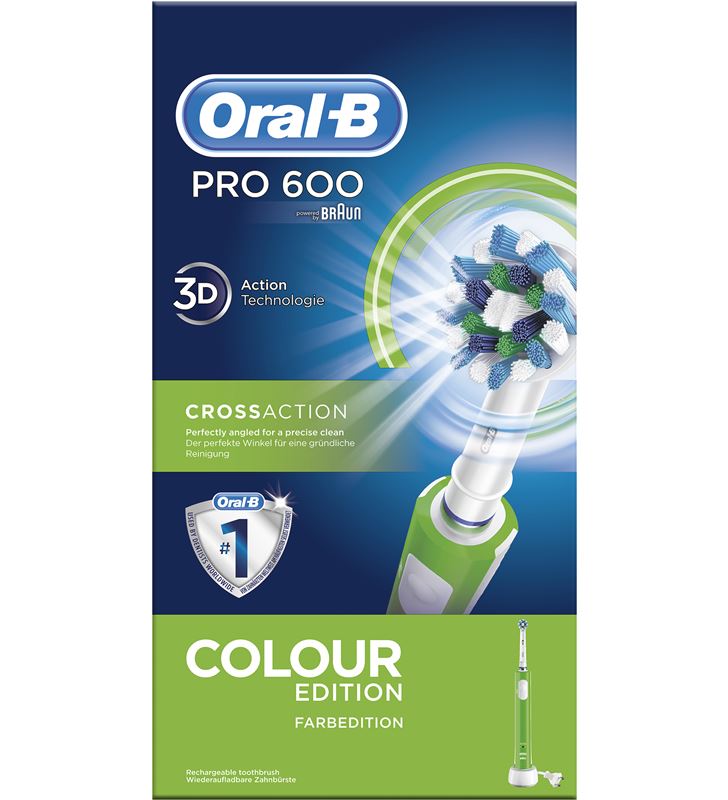 Braun PRO600VERDE cepillo dental pro600 verde cross action - 29725402_9229