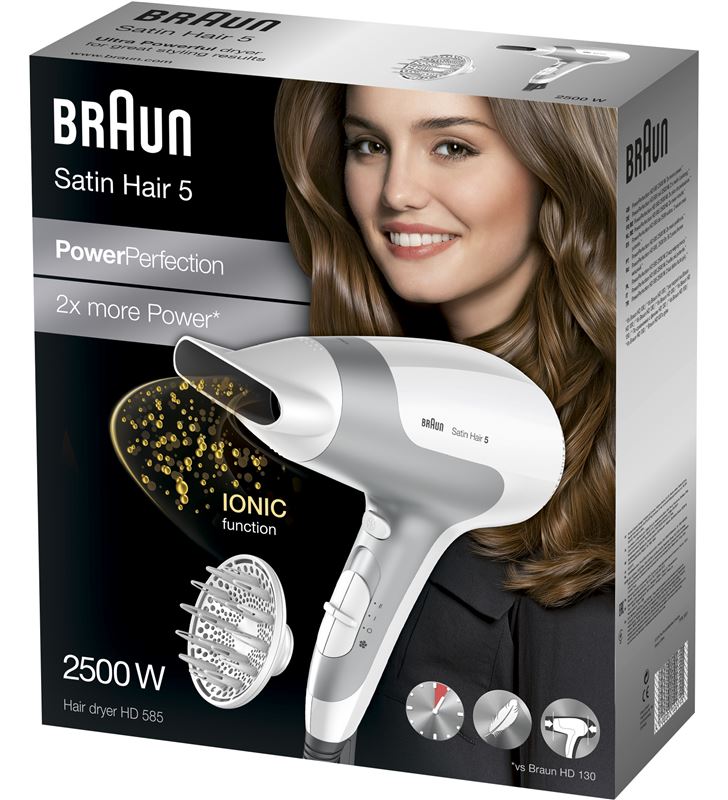 Braun HD585 secador *p&g 2500w blanco difusor Secadores - 26078646_5455285775