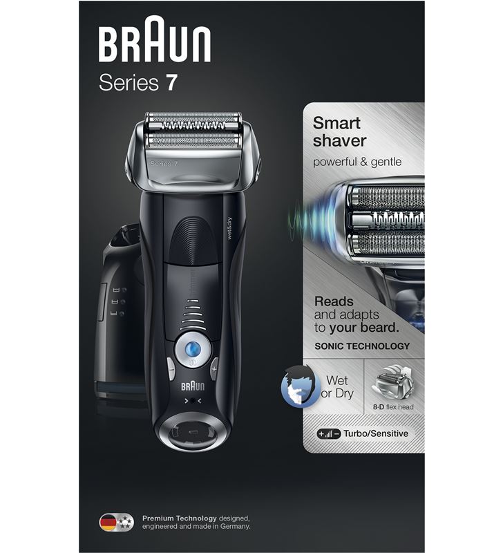 Braun 7-7880CC afeitadora series 7 7880cc wet&dry + estación de limpieza clean&chae - 32985330_1507366549