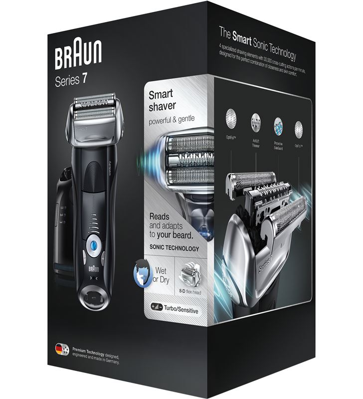 Braun 7-7880CC afeitadora series 7 7880cc wet&dry + estación de limpieza clean&chae - 32985330_3680396926