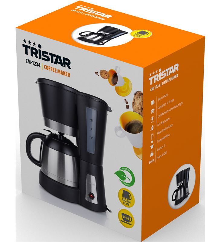 Tristar CM1234 cafetera eléctrica jarra isotérmica de 1 l - 26923408_9247474678