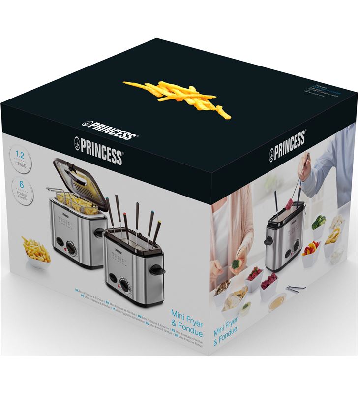 Princess PS182611 mini fryer & foundue 12l 840 w Freidoras - 1224915_4637289431