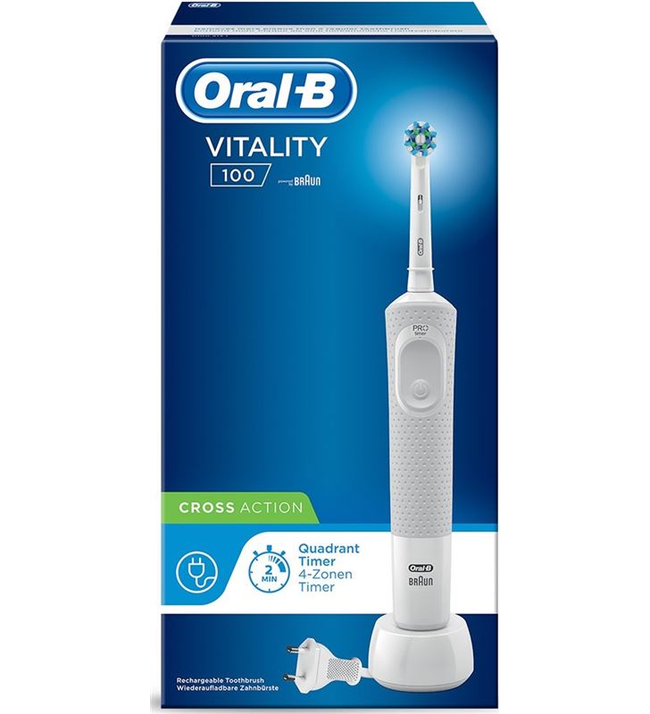 Braun D100CABLANC cepillo dental d100 vitality cross action blanco - 60160003_8526504040