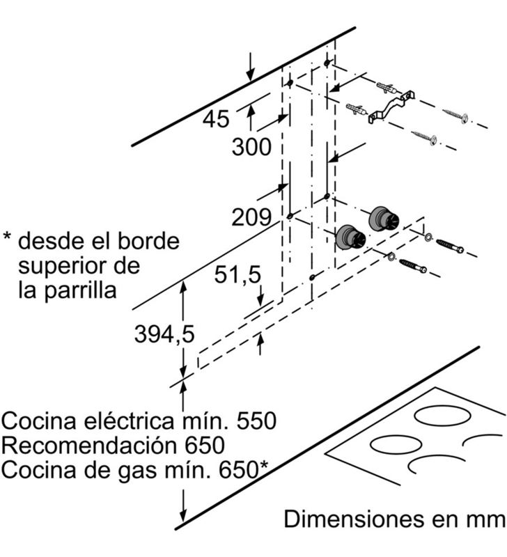 Bosch DWB97JP50 , , campana, pared box slim, a, encastrable, 90 cm, 702 m3/h, - 70306996_1812722261