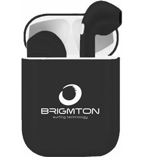 Brigmton BML18N auriculares inalámbricos bluetooth true wireless bml18 negros - BRIBML18N