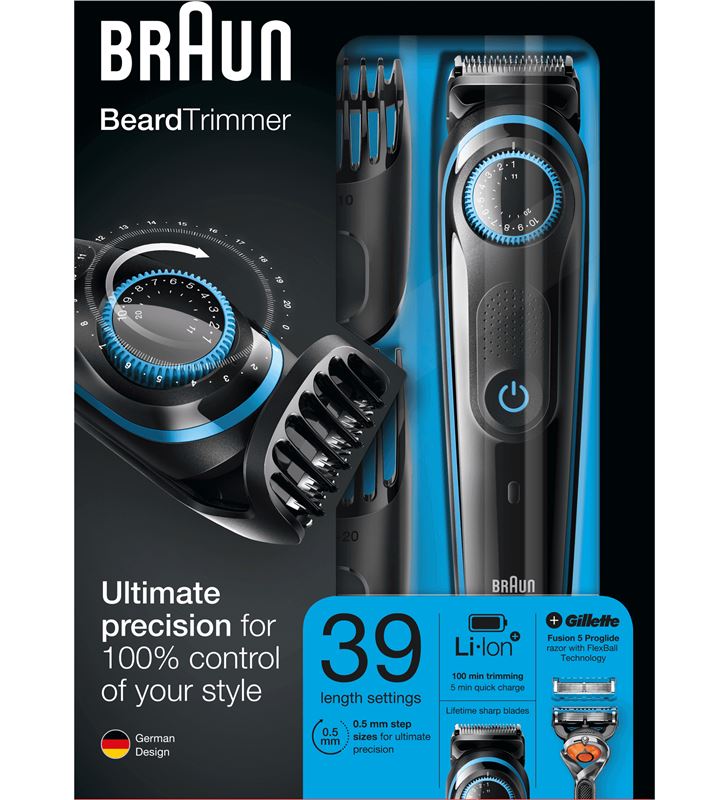 Braun BT5040 barbero bt 5040 + maquinilla manual gillette fusion5 proglide - 68672059_1523440087