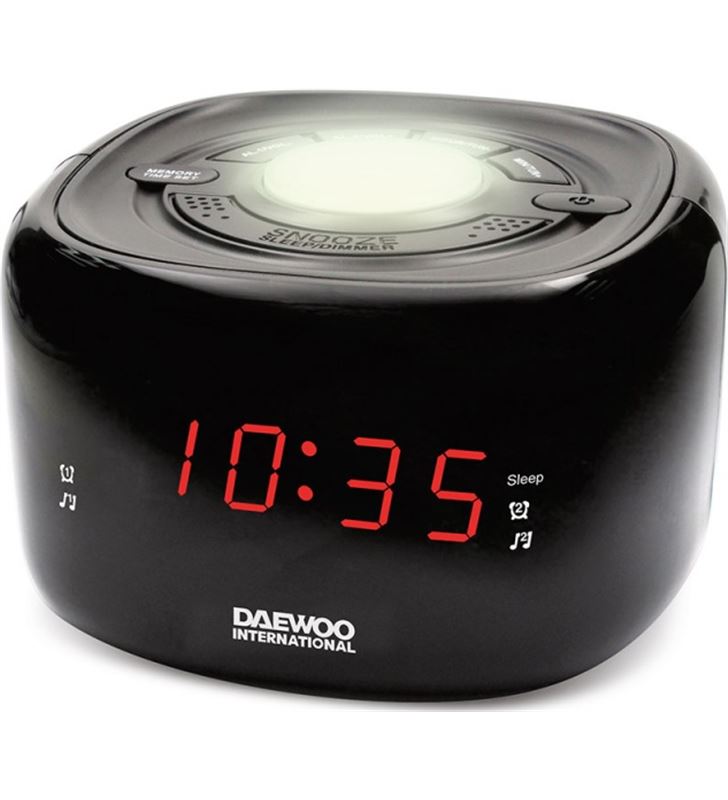 Daewo DBF232 radio reloj despertador o dcr-440 negra - 8413240601968