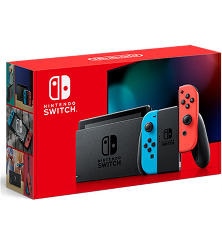 Nintendo 10002207 consola switch hw azul/roja neon - 10002207