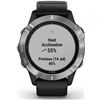 Garmin FÉNIX 6 PLATA N egro con correa negra 47mm smartwatch premium multide - 74312728_7748487474