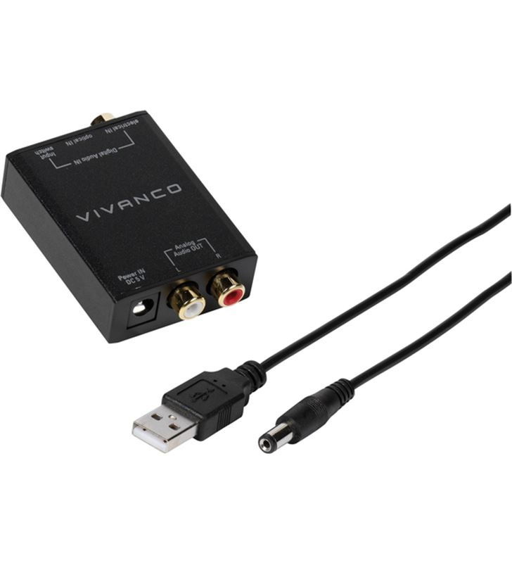 Vivanco 46143 conversor audio digital - audio analógico - VIV46143