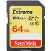 Sandisk EXTREME SDXV 64 extreme tarjeta de memoria sdxv c10 uhs-i u3 de 64 gb y 150mb/s - +20725