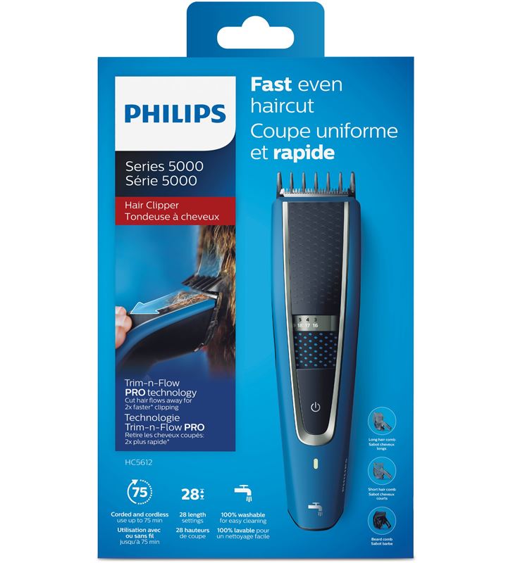Philips HC5612/15 azul cortapelos lavable hairclipper series 5000 - 68672126_8398504779