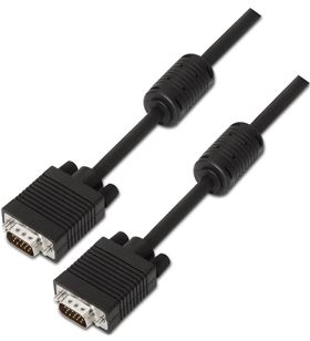 Aisens A113-0076 cable svga con ferrita - conectores tipo d-sub hdb15 macho - AIS-CAB A113-0076