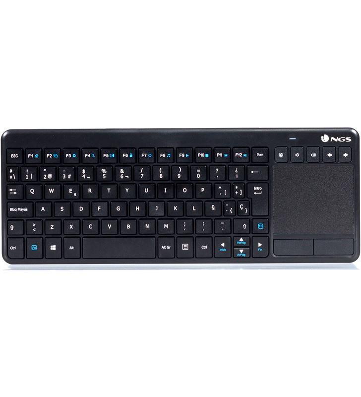 Ngs TVWARRIOR teclado inalámbrico tv warrior - 2.4ghz - alcance 10m - touchpad - comp - NGS-TEC TVWARRIOR