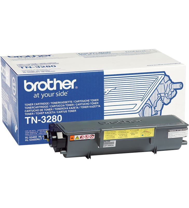 Brother TN3280 toner negro 8000 páginas para láser dcp-8085dn/hl-5340d/537 - BRO-C-TN3280
