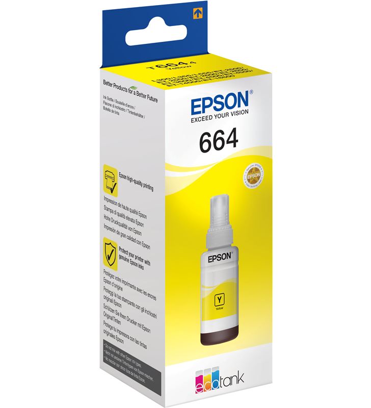 Epson C13T664440 botella tinta recargable t6644 para ecotank amarillo - 24980674_5452487101