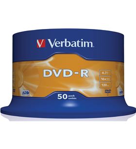 Verbatim B-DVD-R 4.7GB 50U dvd-r advanced azo 16x 4.7gb tarrina 50 unidades 43548 - VERB-DVD-R 4.7GB 50U