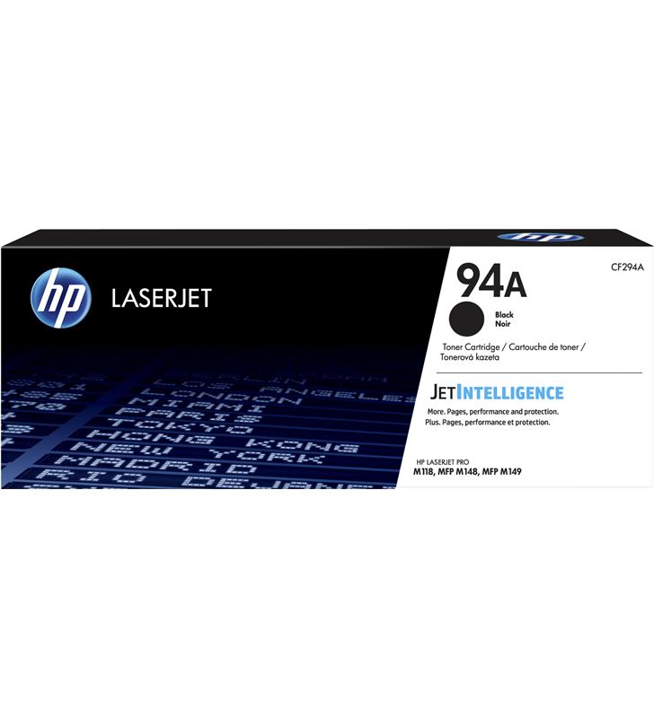 Hp CF294A toner negro nº94a - 1200 páginas - compatible con laserjet pro m118dw / - CF294A