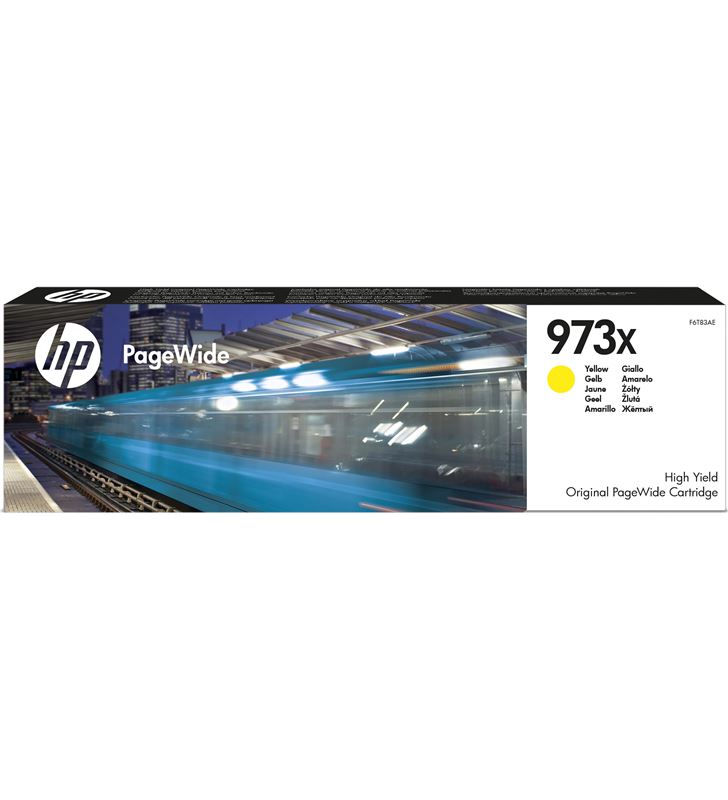 Hp F6T83AE cartucho amarillo pagewide 973x - 7000 páginas - para pagewide pro 477 / - F6T83AE