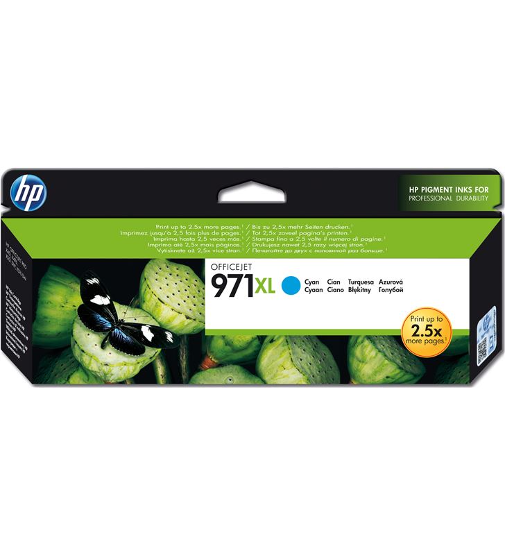 Hp CN626AE cartucho cian nº971xl para officejet pro x476dw / x576dw / x451dw - CN626AE