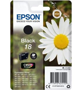 Epson C13T18014012 tinta negra 18 claria home Otros productos consumibles - EPSC13T18014012