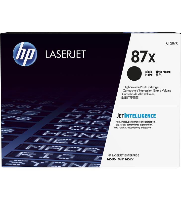 Hp CF287X toner negro jetintelligence - nº87x - 18000 páginas - compatible - CF287X