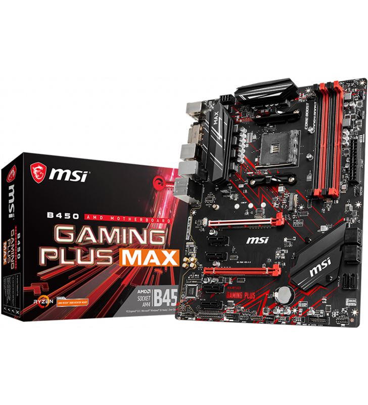 Msi -PB B450 GP MAX placa base b450 gaming plus max - am4 compatible ryzen - chipset b450 - 911-7b86-016 - MSI-PB B450 GP MAX