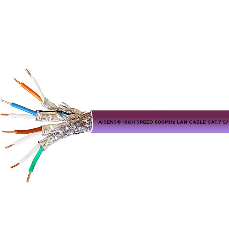 Aisens A146-0368 bobina de cable - rj45 - cat 7 - s/ftp - awg23 con cpr - 3 - AIS-CAB A146-0368