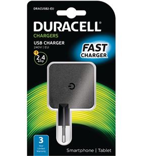 Duracell DRC-CARGA USB 4A cargador de pared dracusb2-eu - 1xusb - 5v - 2.4a - DRC-CARGA USB 4A
