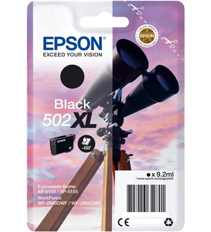 Epson C13T02W14020 tinta singlepack black 502xl ink - 8715946652818