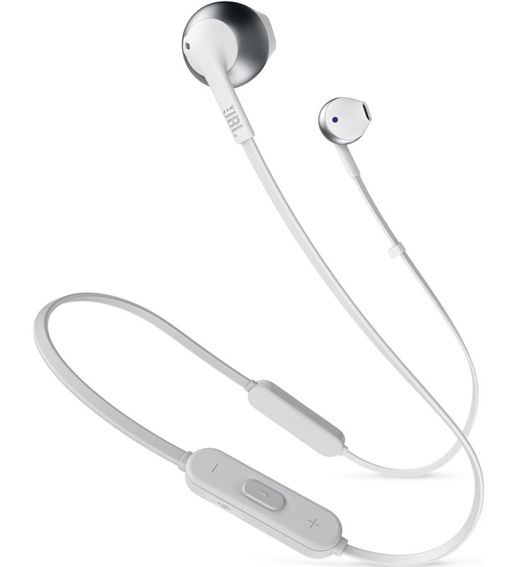Jbl T205BT WHITE SI t205bt blanco plata auriculares ergonómicos con micrófono integrado con - +20862