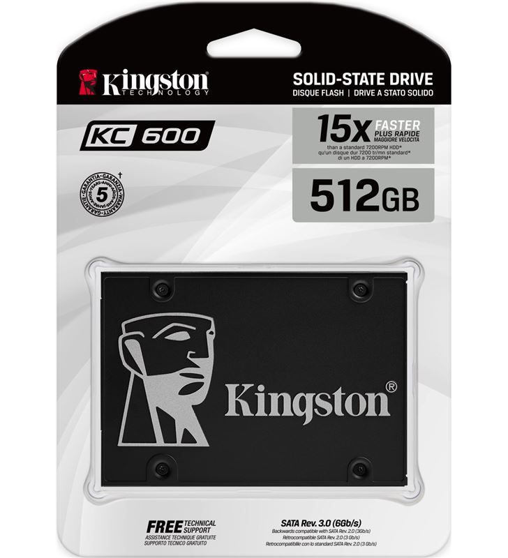 Kingston -SSD SKC600 1024G disco duro sólido skc600 1tb-sata iii-2.5''/6.35cm-lectura 550mb/ skc600/1024g - 75791796_2295555878