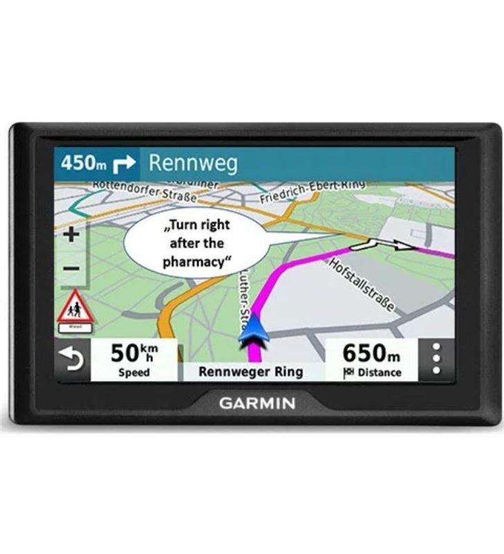 Garmin -GPS 010-02036-10 gps drive 52 eu mt-s - 5''/12.7cm táctil - mapas europa - servicio t gar010_02036_10 - GAR-GPS 010-0203