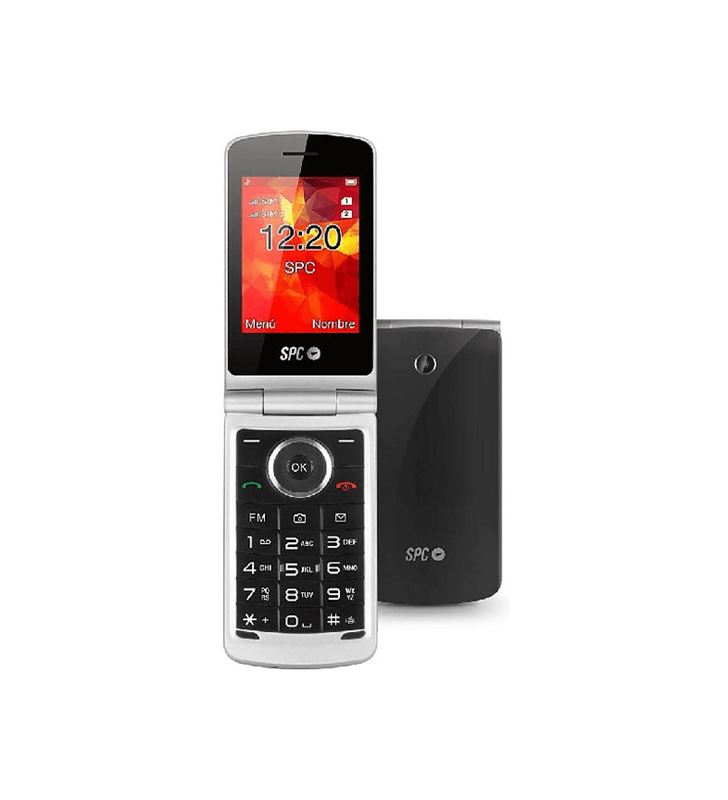 Spc 2318N teléfono móvil senior opal negro - pantalla 7.1cm - teclas grandes - ag - 8436542857888