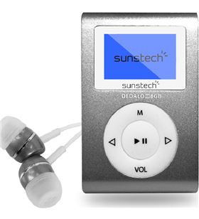 Sunstech DEDALOIII8GBGY reproductor mp3 dedaloiii 8gb grey - pantalla 2.79cm - fm 20 presi - SUN-MP3 DEDALOIII8GBGY