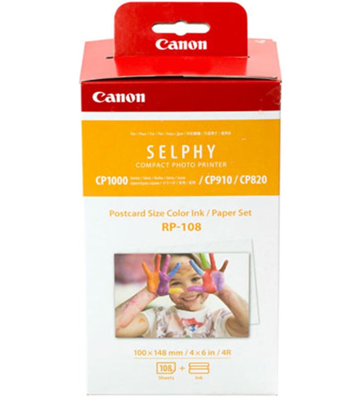 Canon RP-108 multipack cartucho tinta color + papel fotográfico - imprime h - CAN-MULTIPACK 8568B001