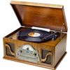 Lauson IVX22 tocadiscos clásico de madera cd radio grabación digital mp3 bl - 8422926063716