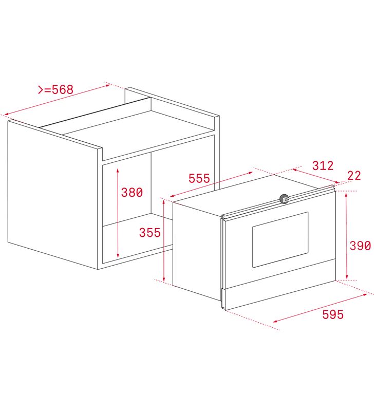 Teka 112030000 microondas integrable ml 8220 bis l wh blanco - 75646088_0575555671