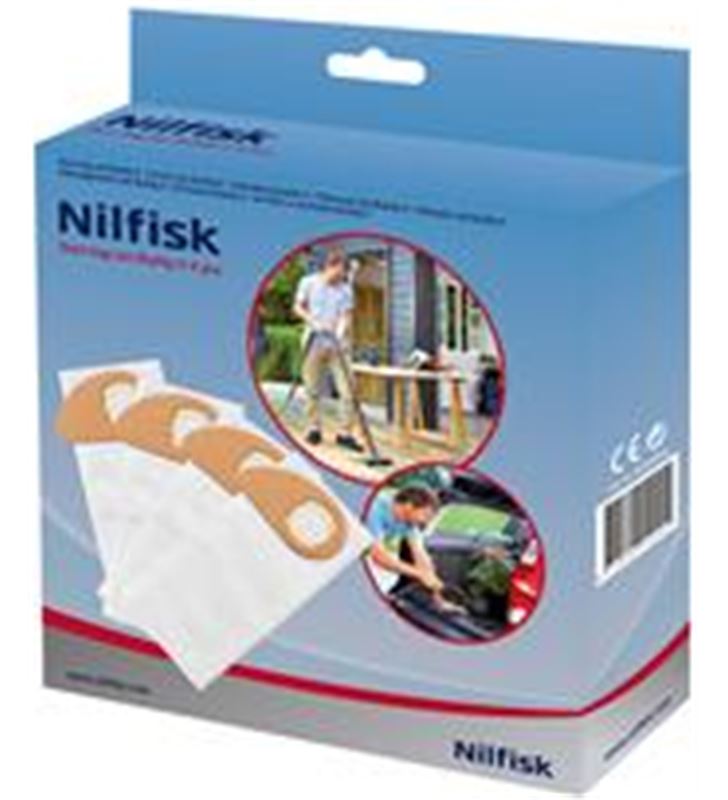 crisantemo Gobernable Lucro Oferta del día Nilfisk | Nilfisk 81943048 bolsa aspirador buddy ii (4uds)  Accesorios recambios aspiradora