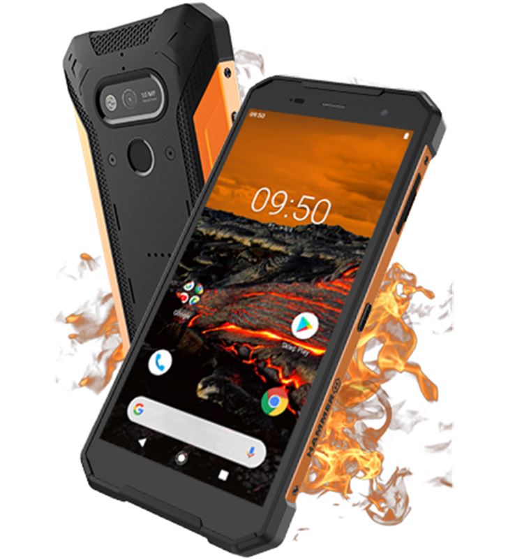 Hammer MER EXPLORER myphone naranja móvil rugerizado 4g dual sim 5.72'' ips hd+ - +21683