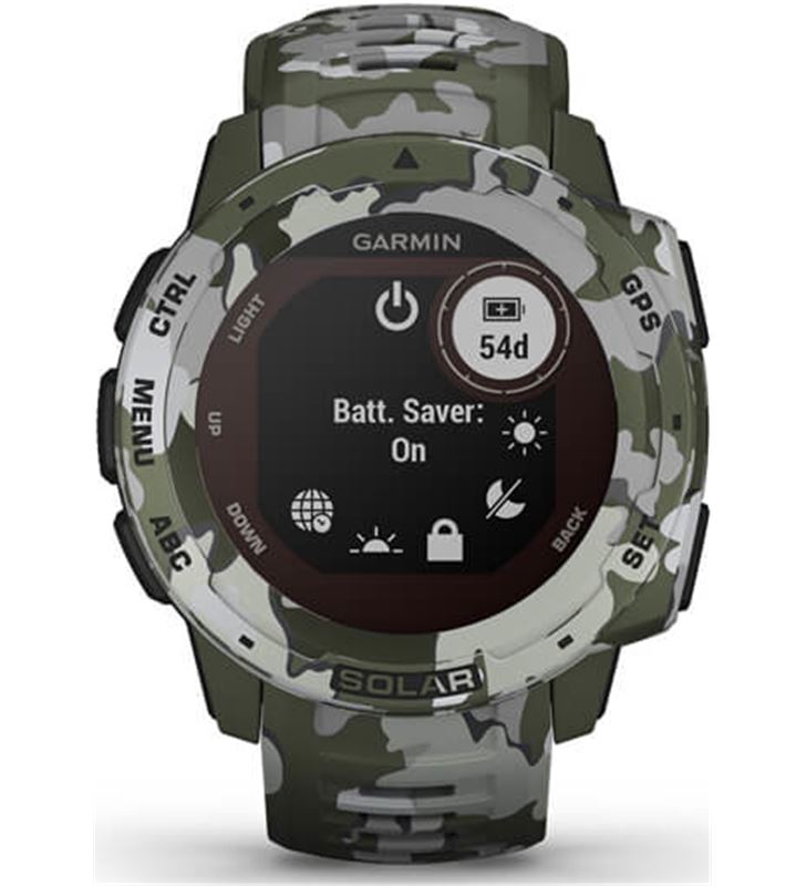 Garmin 010-02293-06 reloj deportivo con gps instinct solar camo militar - pantalla 23*23 - 80217456_7982283001