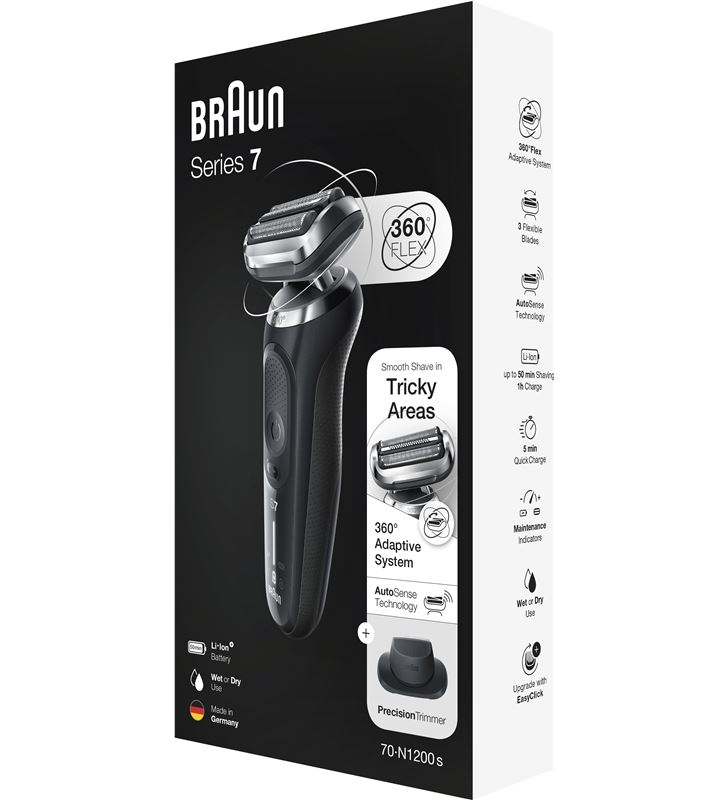 Braun 70N1200S afeitadora 70-n1200s barbero afeitadoras - 79449906_9183375211