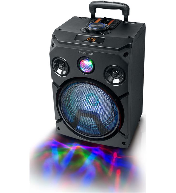 Muse M-1915 DJ negro altavoz para fiestas 150w trolley batería bluetooth ra - +22168