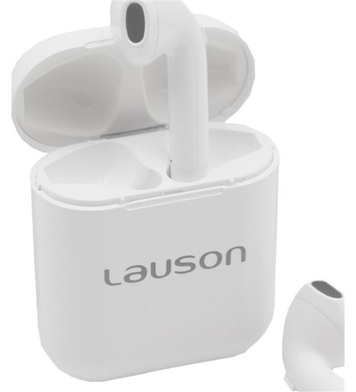 Lauson EH222 blanco auriculares inalámbricos bluetooth 5.0 con estuche bate - 80448285_8951365944